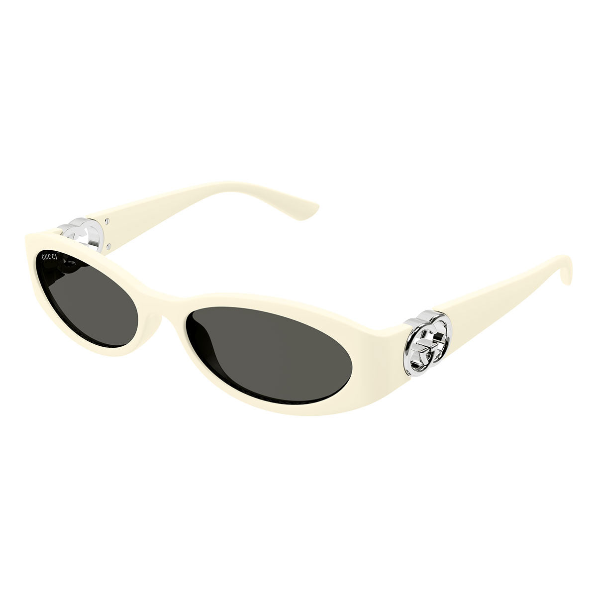 Gucci Occhiali da Sole GG1660S 004 Avorio/Grigio Unisex