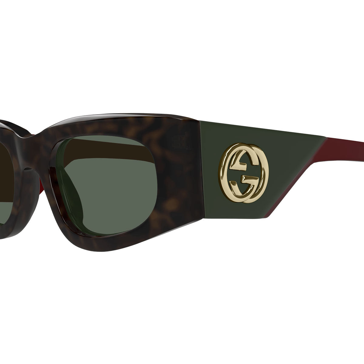 Gucci Occhiali da Sole GG1664S 002 Marrone/Verde Unisex
