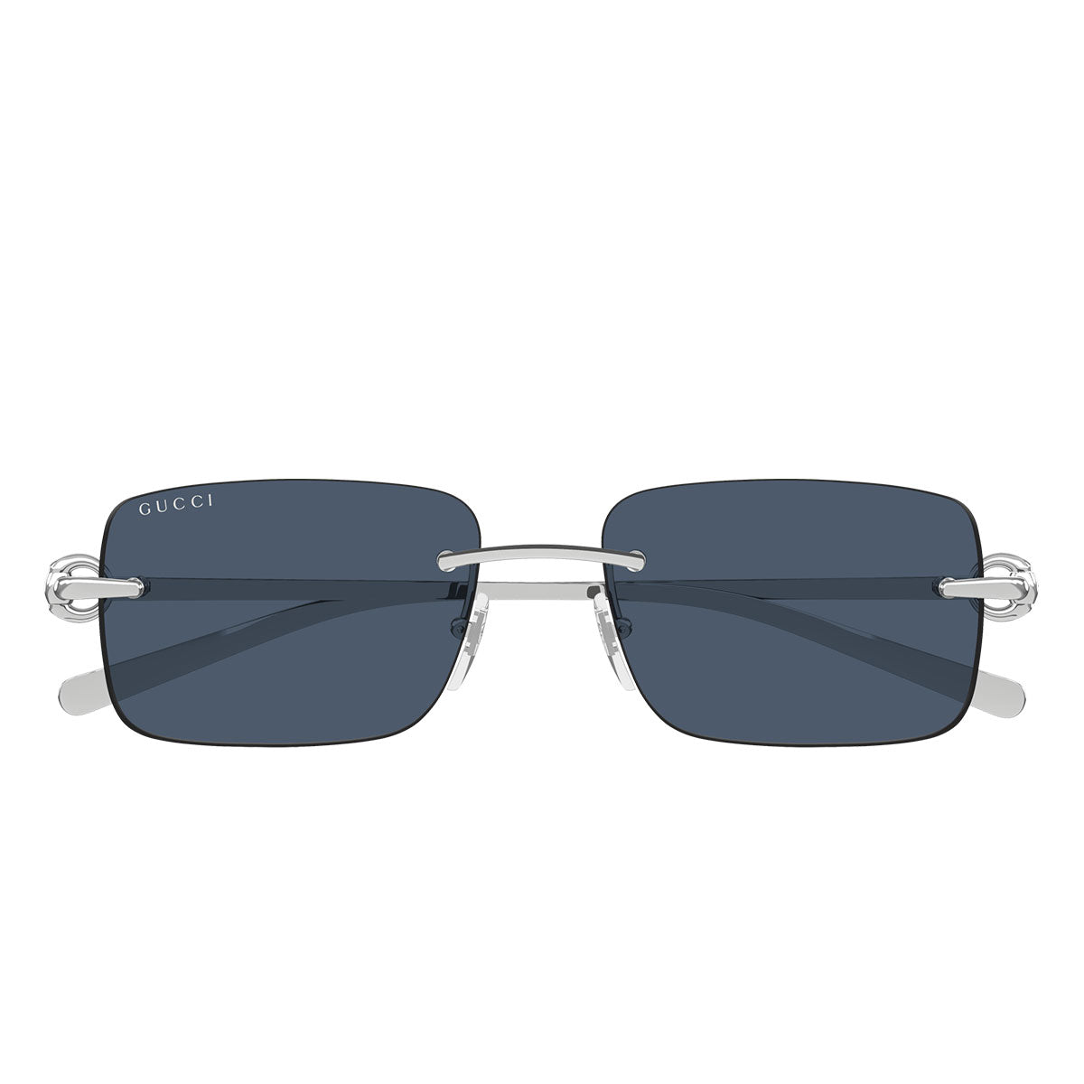 Gucci Occhiali da Sole GG1703S 003 Argento/Blu Unisex