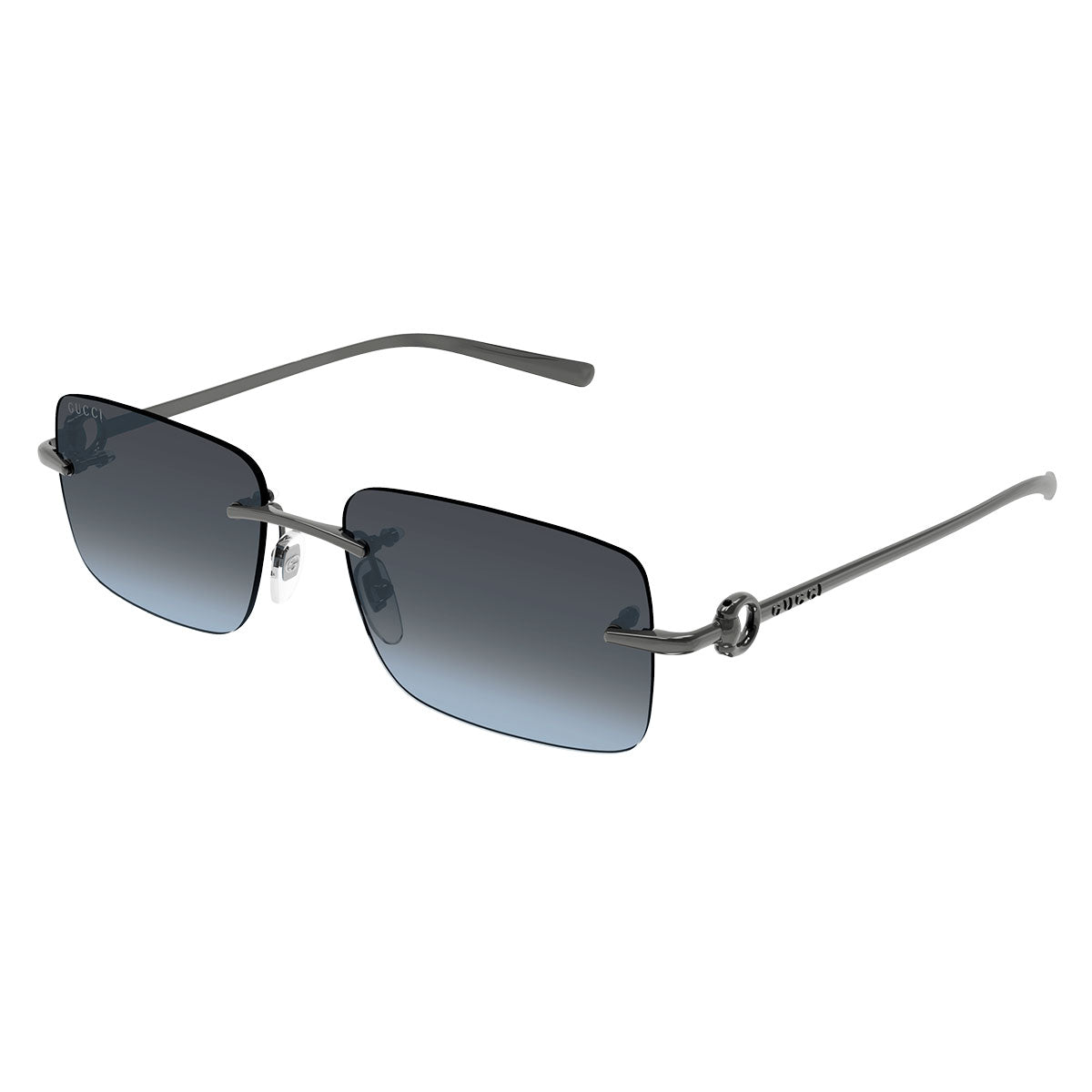 Gucci Occhiali da Sole GG1703S 006 Rutenio/Blu Unisex