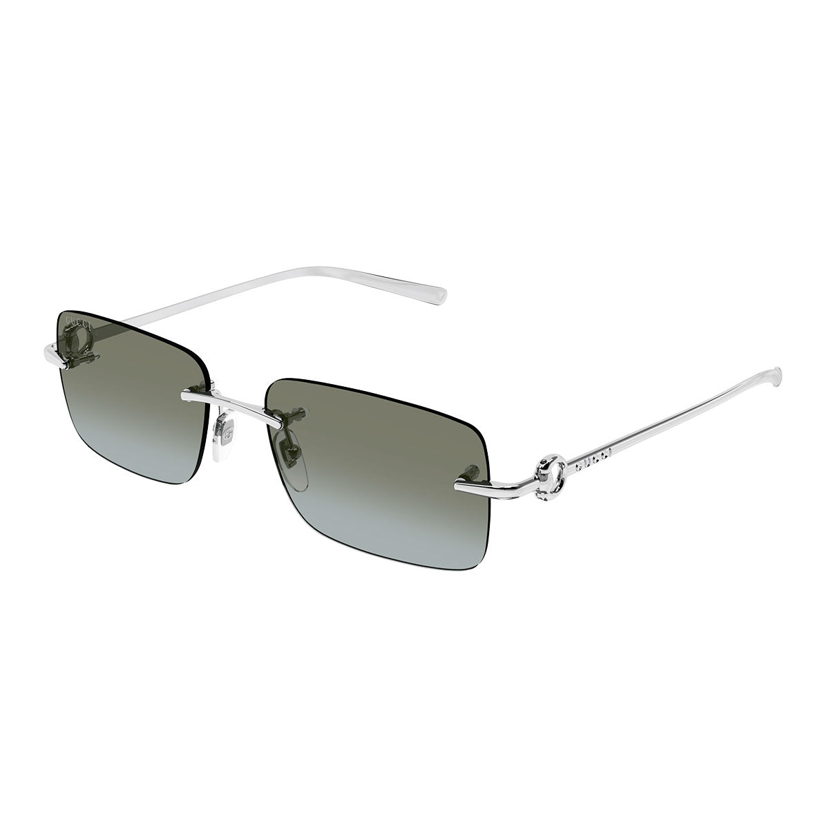 Gucci Occhiali da Sole GG1703S 007 Argento/Marrone Unisex