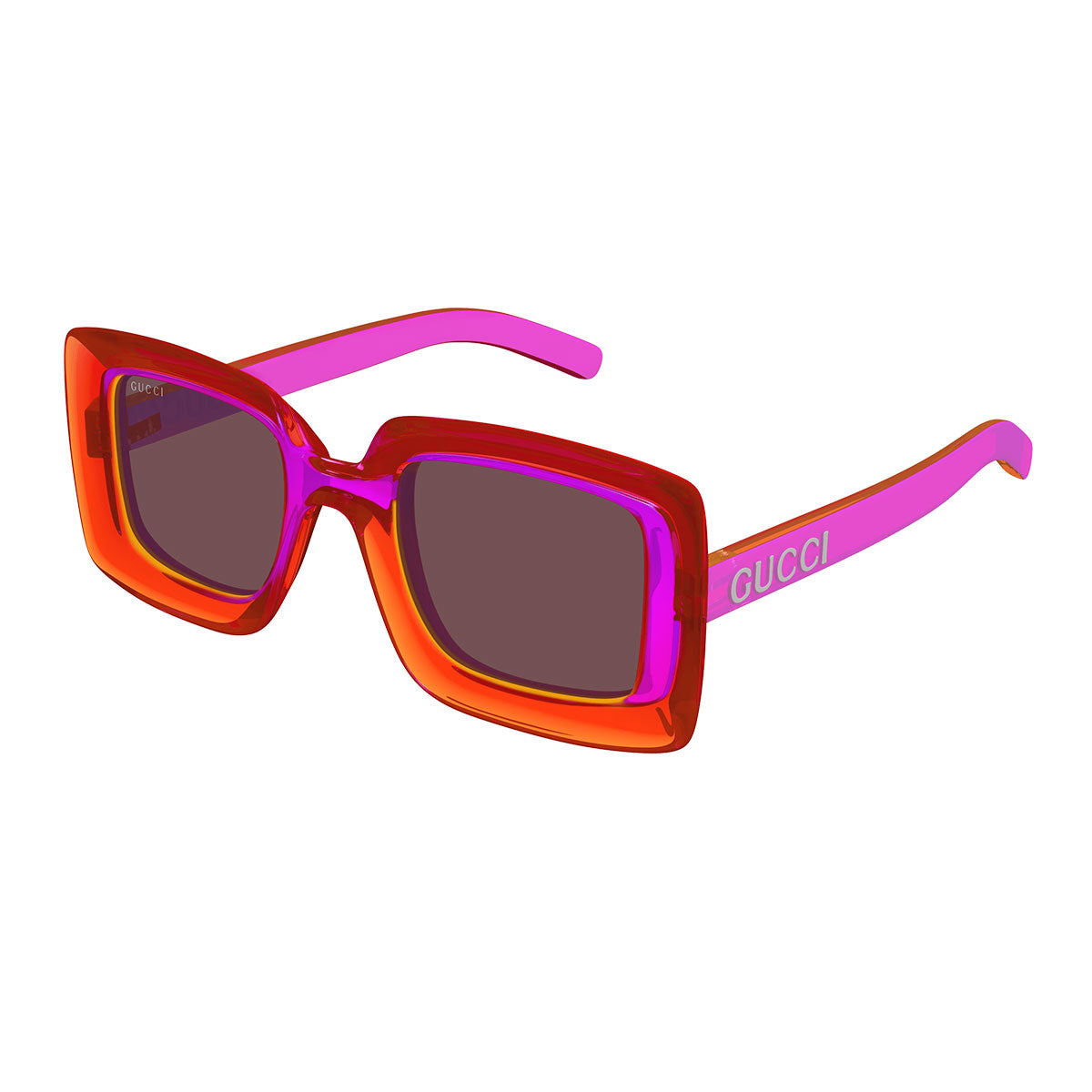Gucci Occhiali da Sole GG1718S 004 Fucsia/Marrone Donna