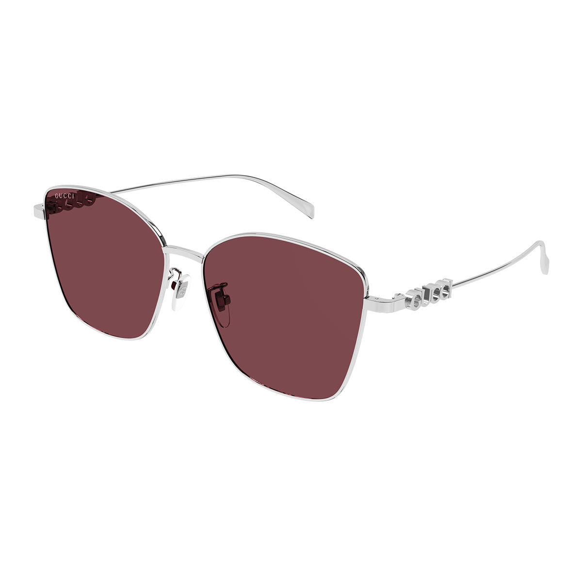 Gucci Occhiali da Sole GG1805SA 004 Argento/Rosso Donna