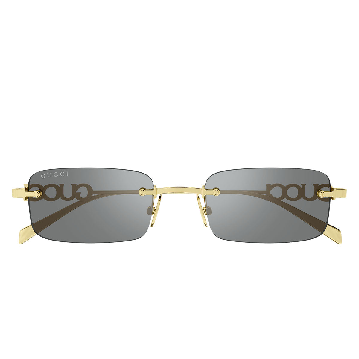 Gucci Occhiali da Sole GG1808S 003 Oro/Grigio Uomo