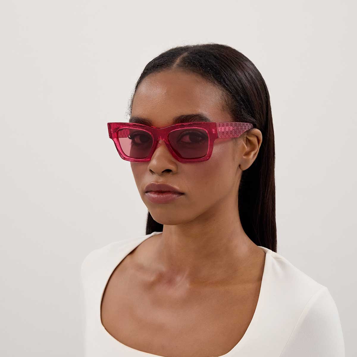 Gucci Occhiali da Sole GG1835S 008 Fucsia/Rosso Donna 4