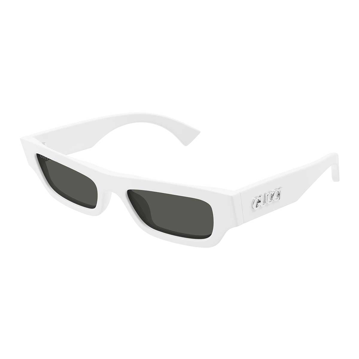 Gucci Occhiali da Sole GG1839S 005 Bianco/Grigio Uomo 2