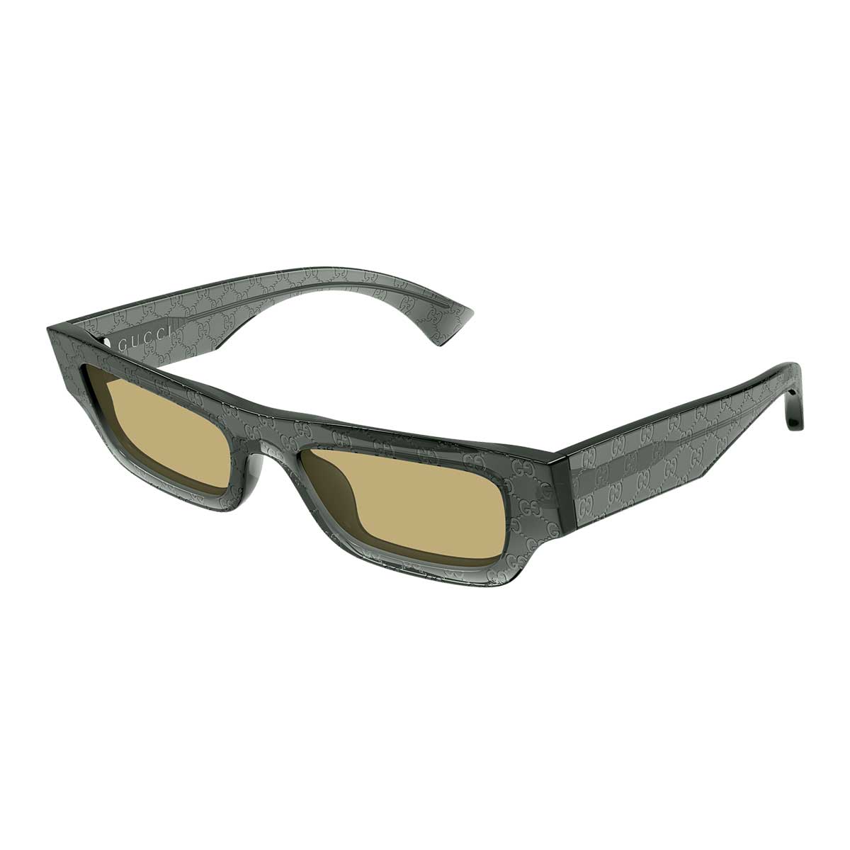 Gucci Occhiali da Sole GG1839S 009 Grigio/Marrone Uomo 2