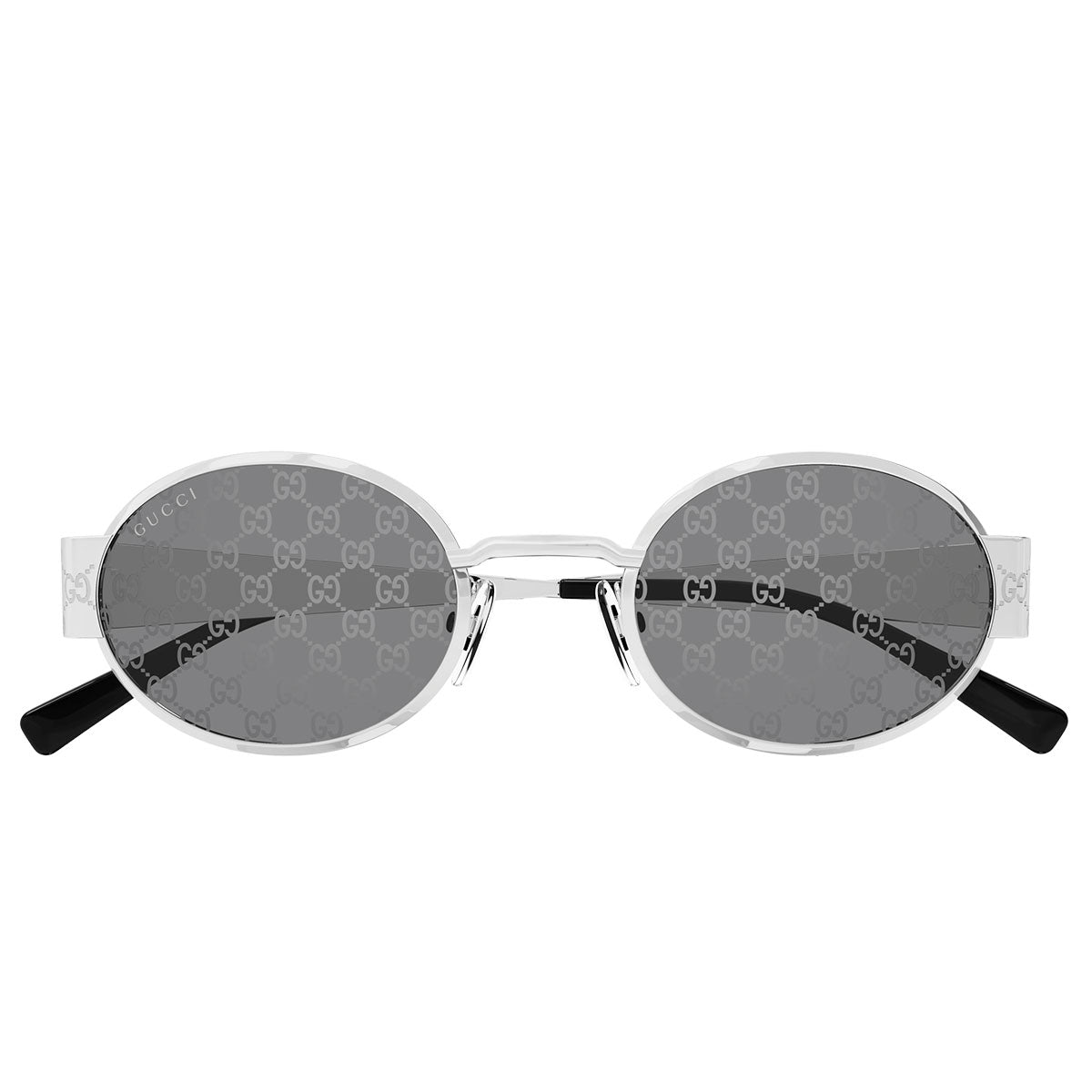 Gucci Occhiali da Sole GG1854S 002 Argento/Grigio Fumo Unisex