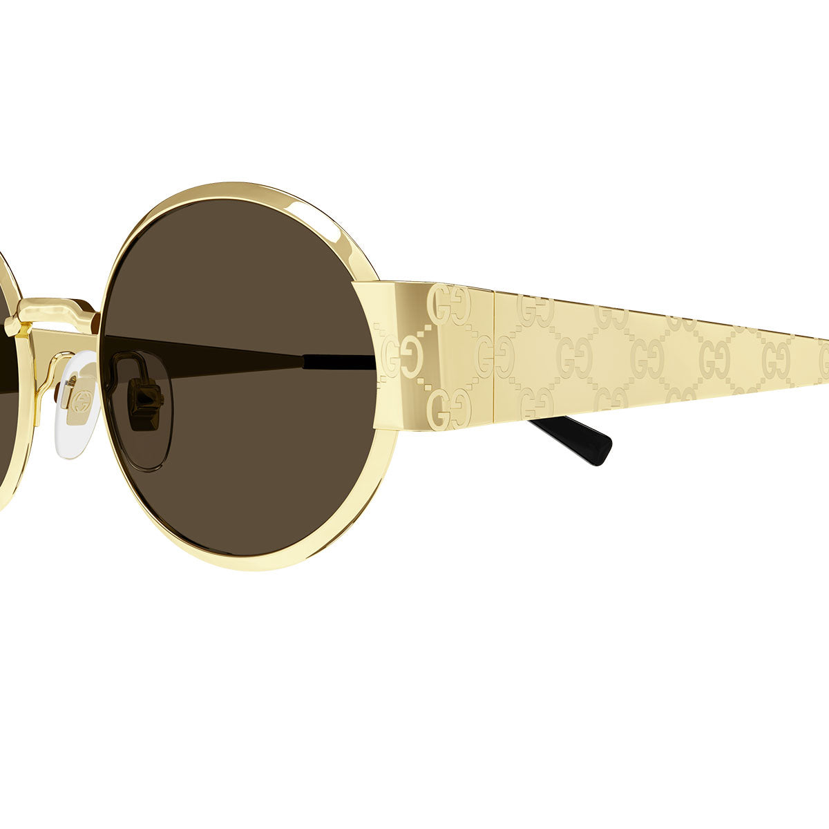 Gucci Occhiali da Sole GG1854S 005 Oro/Marrone Unisex