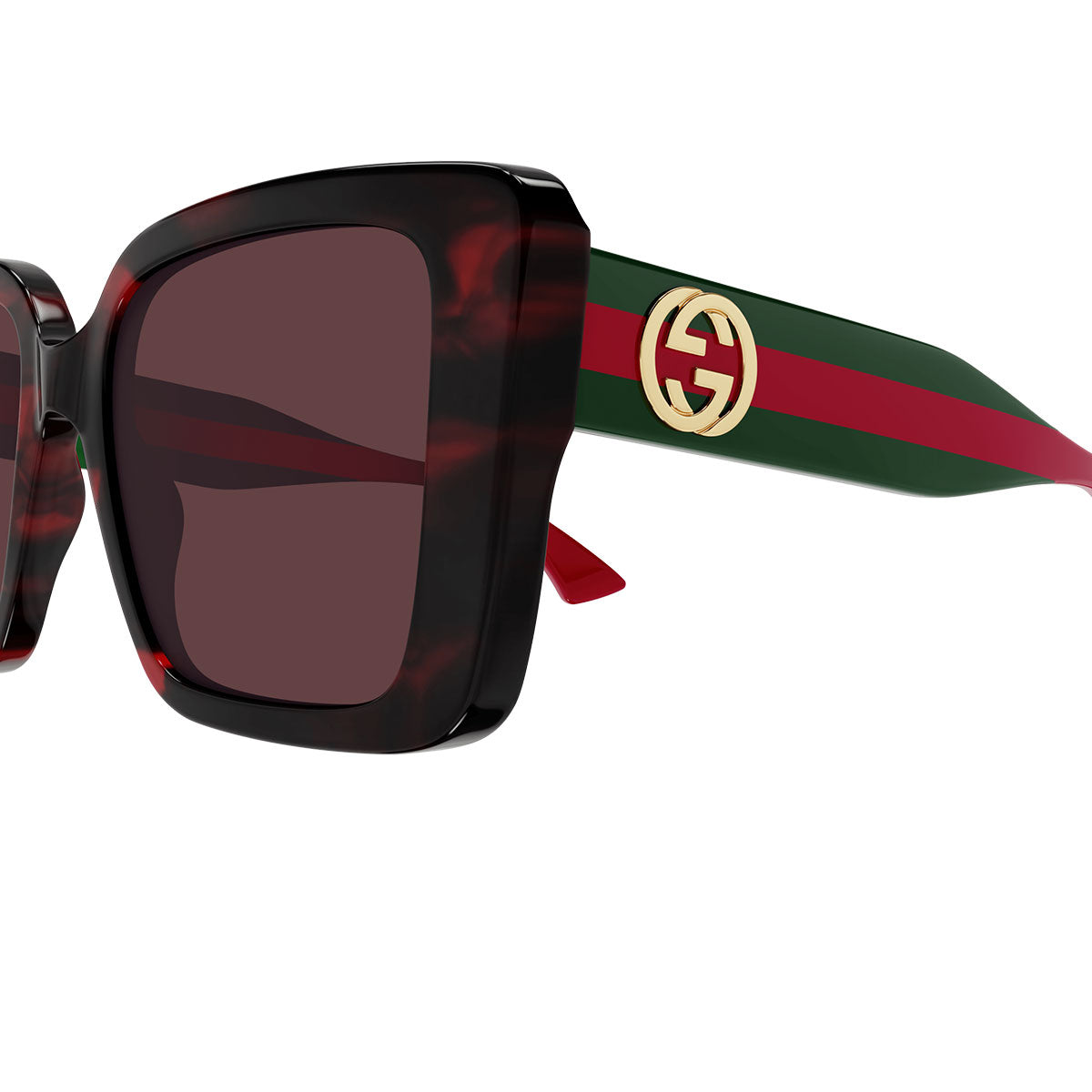 Gucci Occhiali da Sole GG1861S 003 Marrone/Rosso Donna