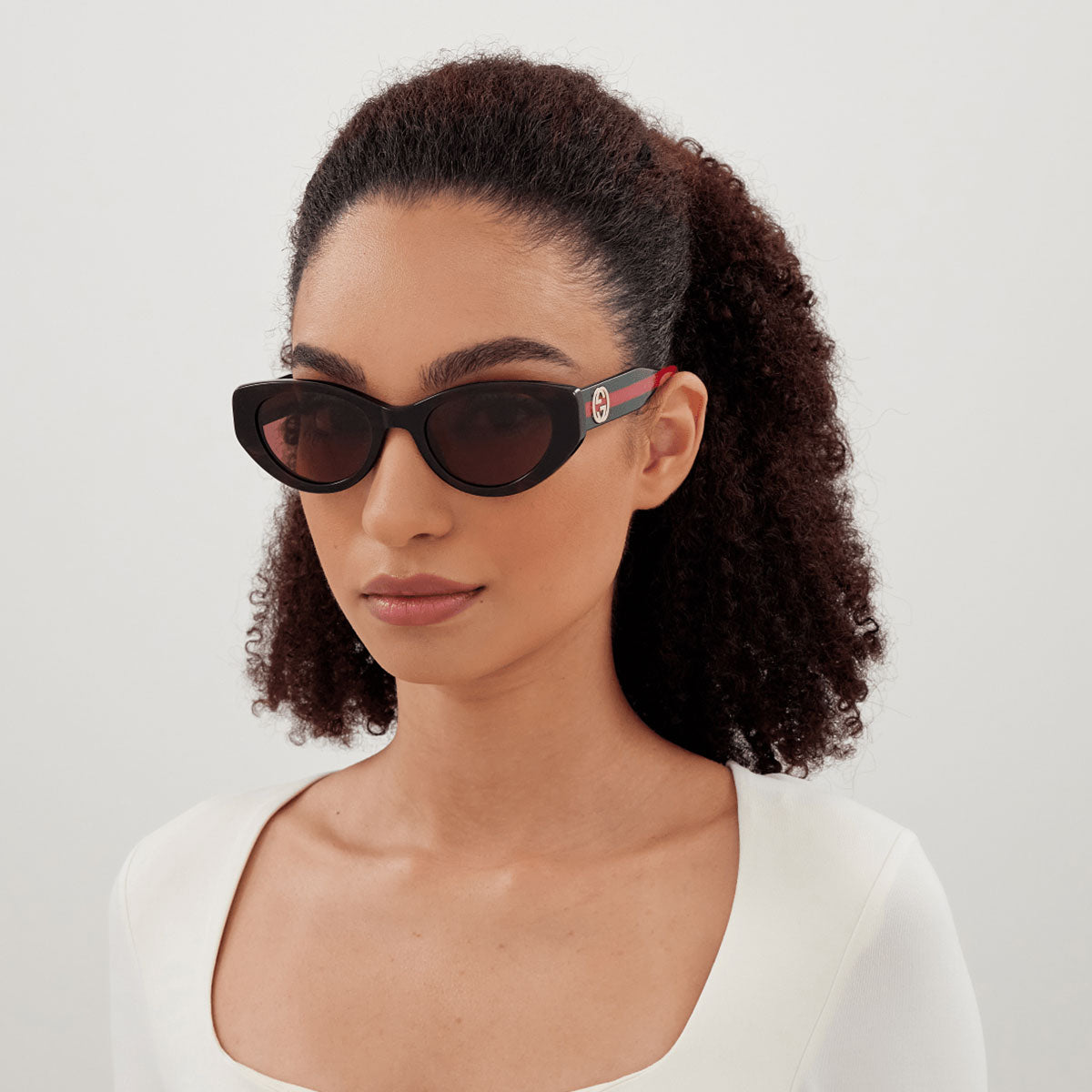 Gucci Occhiali da Sole GG1862S 003 Marrone/Rosso Donna