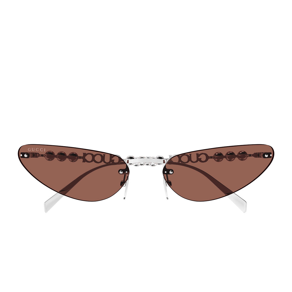 Gucci Occhiali da Sole GG1920S 002 Argento/Marrone Donna