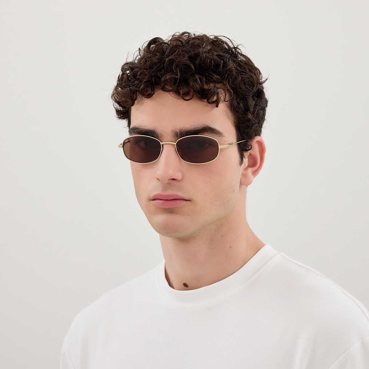 Gucci Occhiali da Sole GG1940S 002 Oro/Marrone Uomo