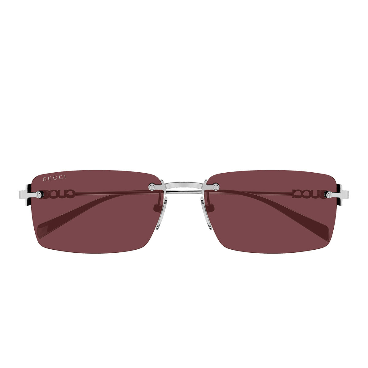 Gucci Occhiali da Sole GG1941S 003 Argento/Rosso Uomo