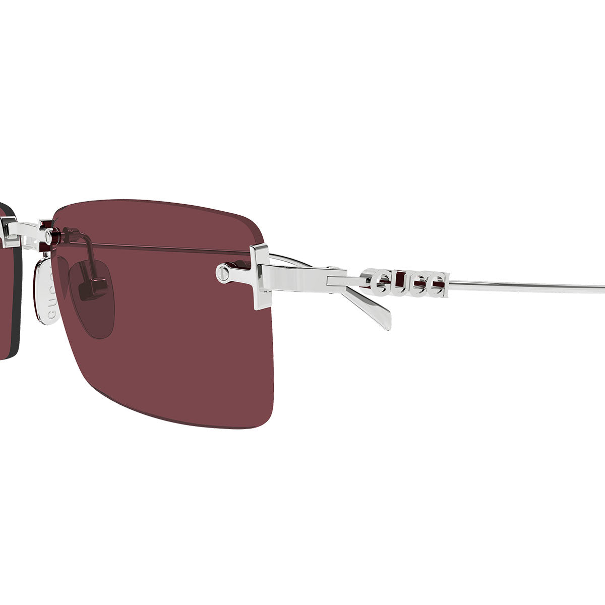 Gucci Occhiali da Sole GG1941S 003 Argento/Rosso Uomo