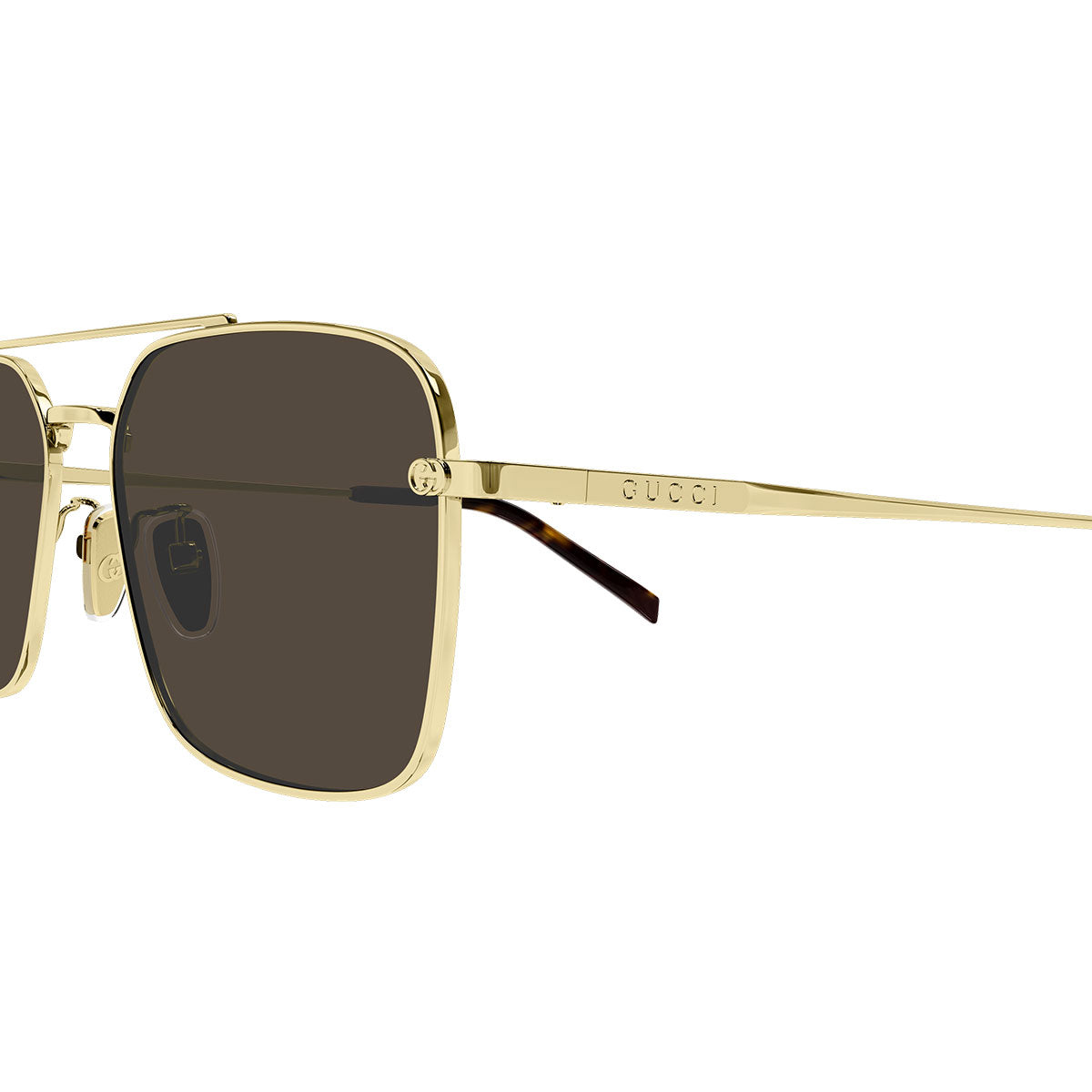 Gucci Occhiali da Sole GG1957SA 002 Oro/Marrone Uomo