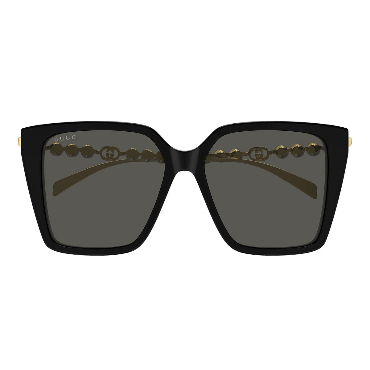 Gucci Occhiali da Sole GG1967S 001 Nero Oro/Grigio Donna