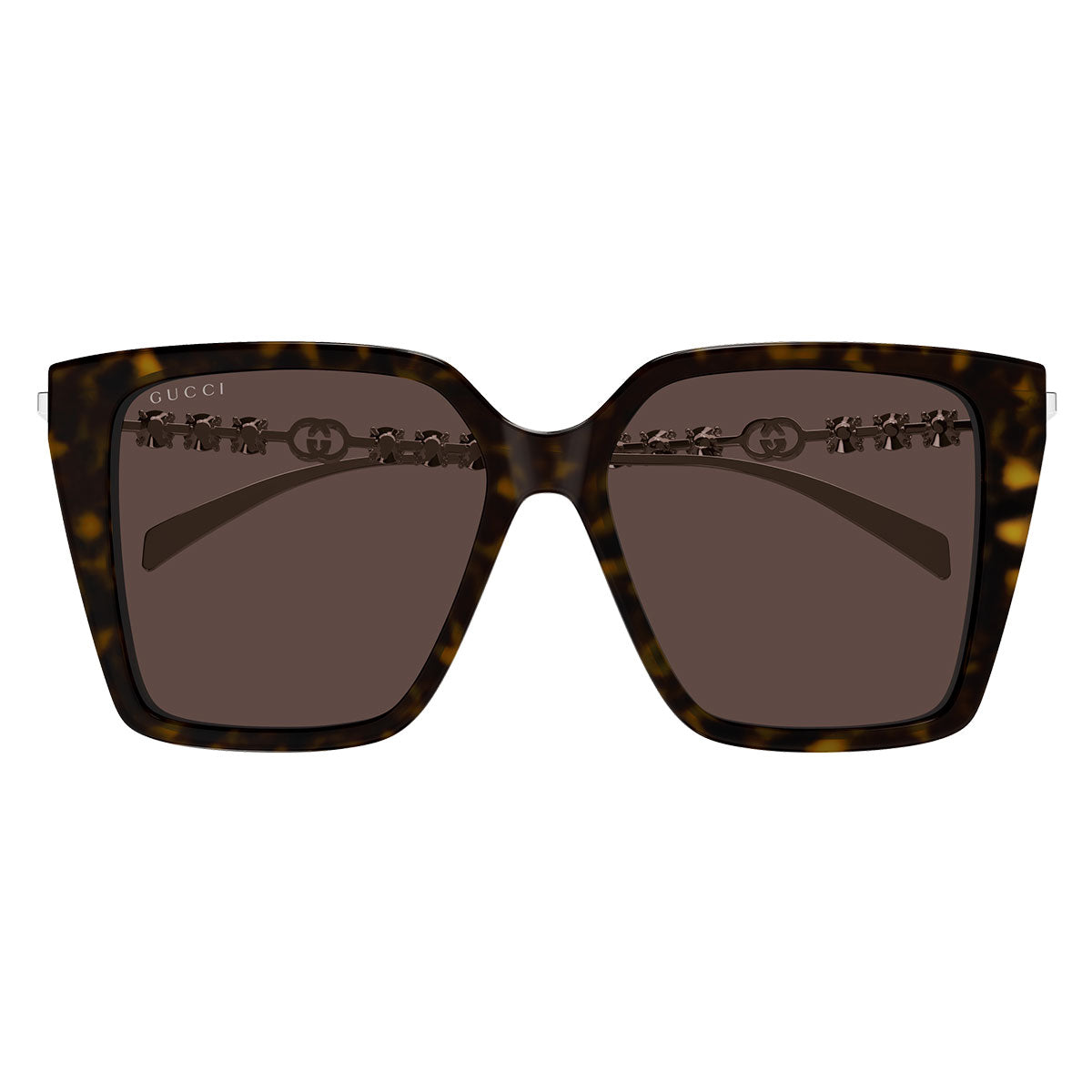 Gucci Occhiali da Sole GG1967S 003 Argento/Marrone Donna
