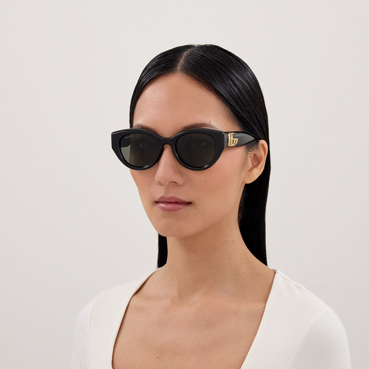 Gucci Occhiali da Sole GG1976SK 001 Nero/Grigio Donna