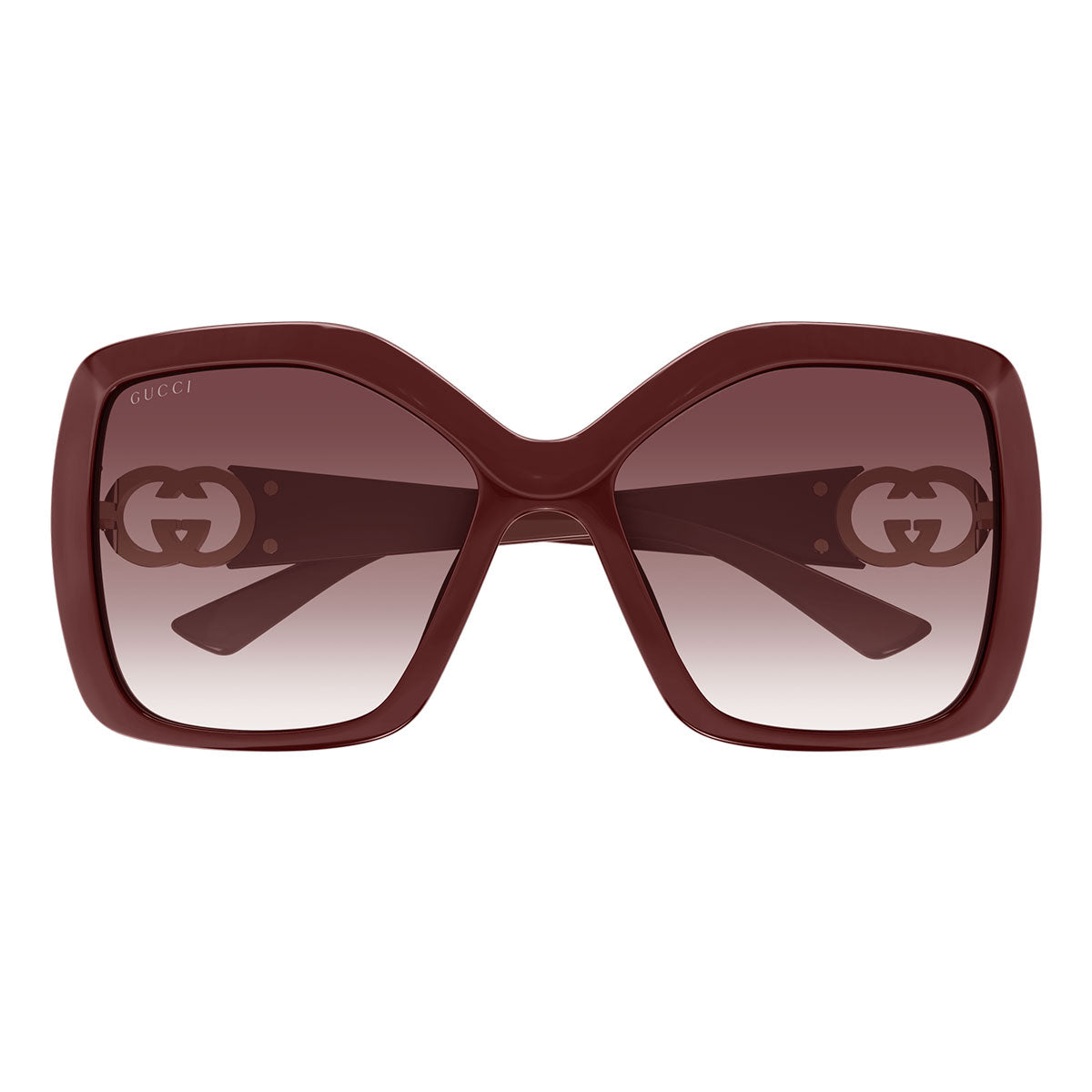 Gucci Occhiali da Sole GG2015S 002 Burgundy/Rosso Sfumato Donna