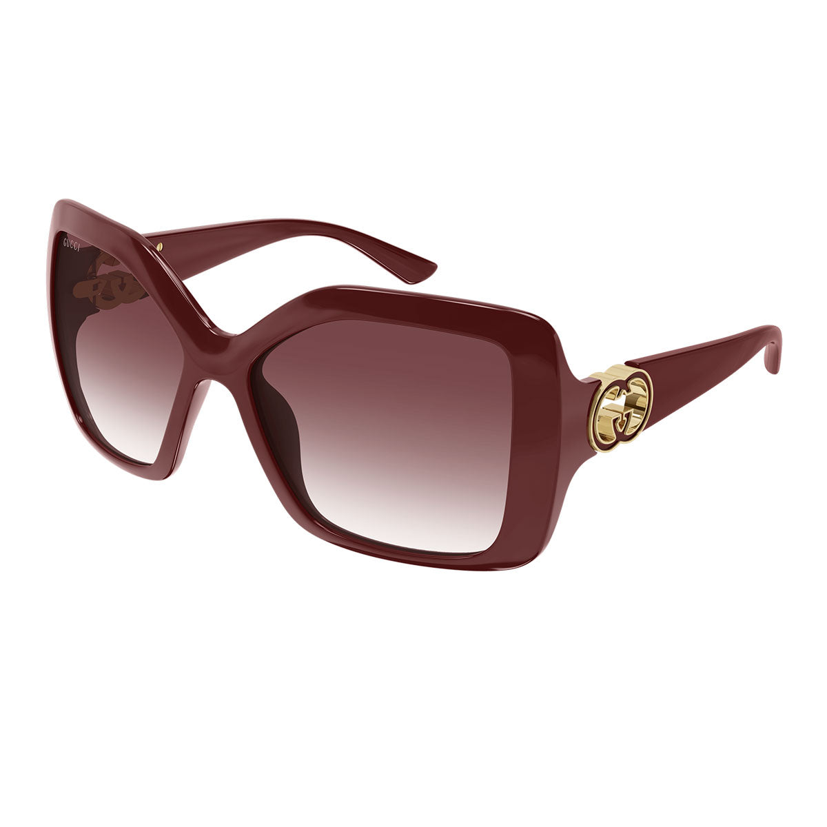 Gucci Occhiali da Sole GG2015S 002 Burgundy/Rosso Sfumato Donna