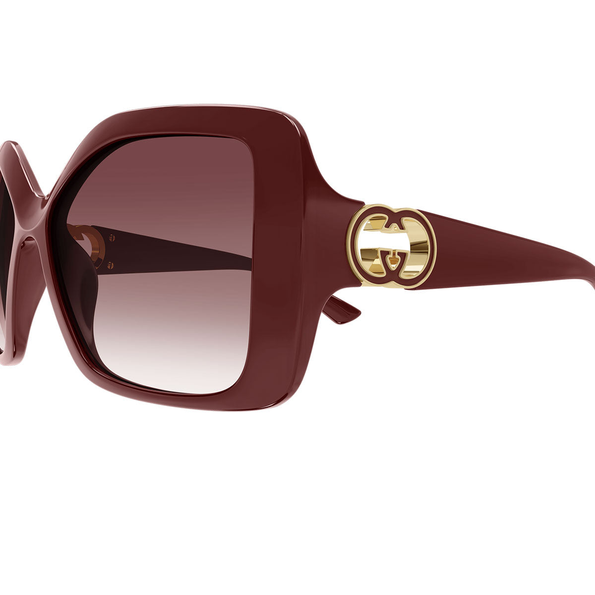 Gucci Occhiali da Sole GG2015S 002 Burgundy/Rosso Sfumato Donna