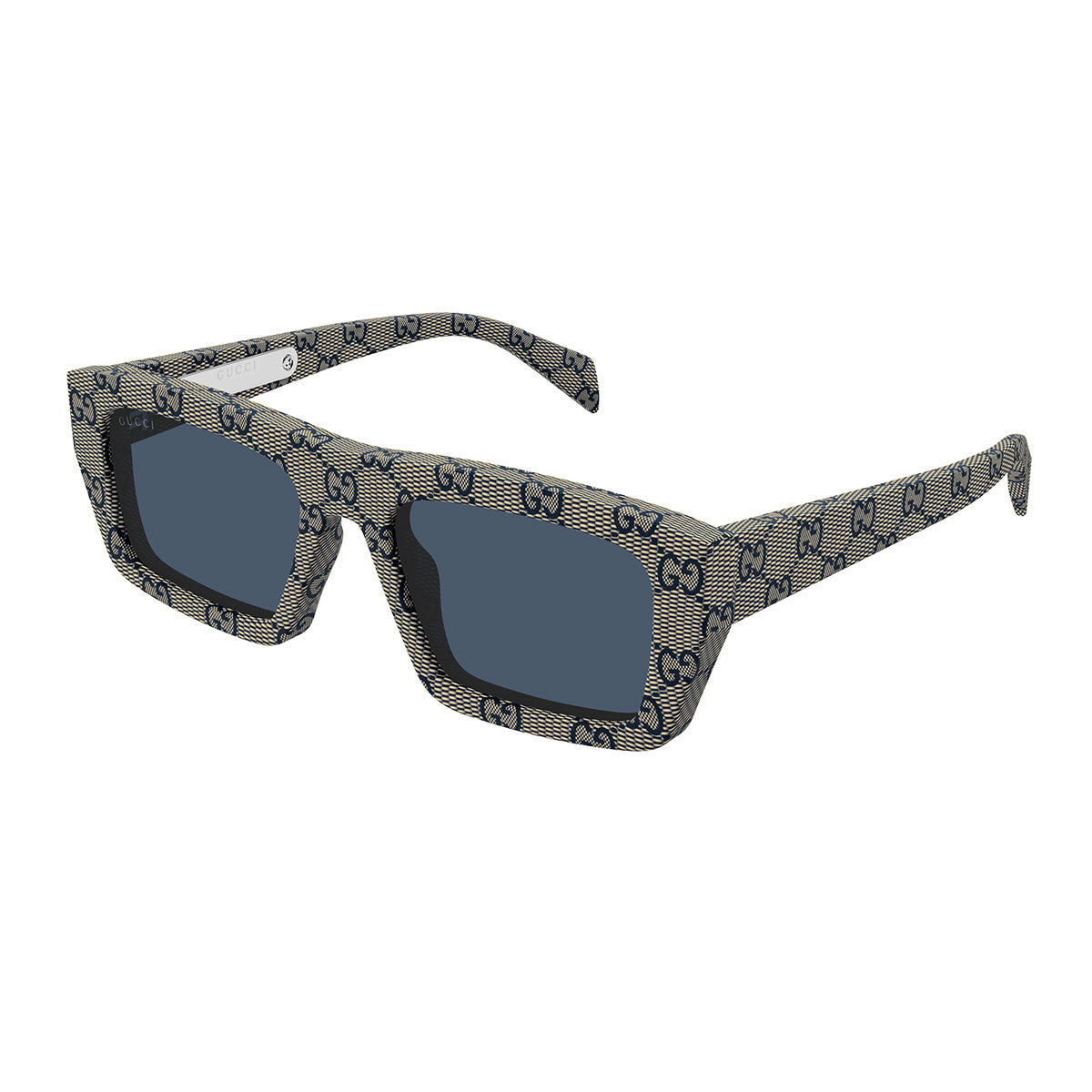 Gucci Occhiali da Sole GG2020S 005 Beige/Blu Uomo