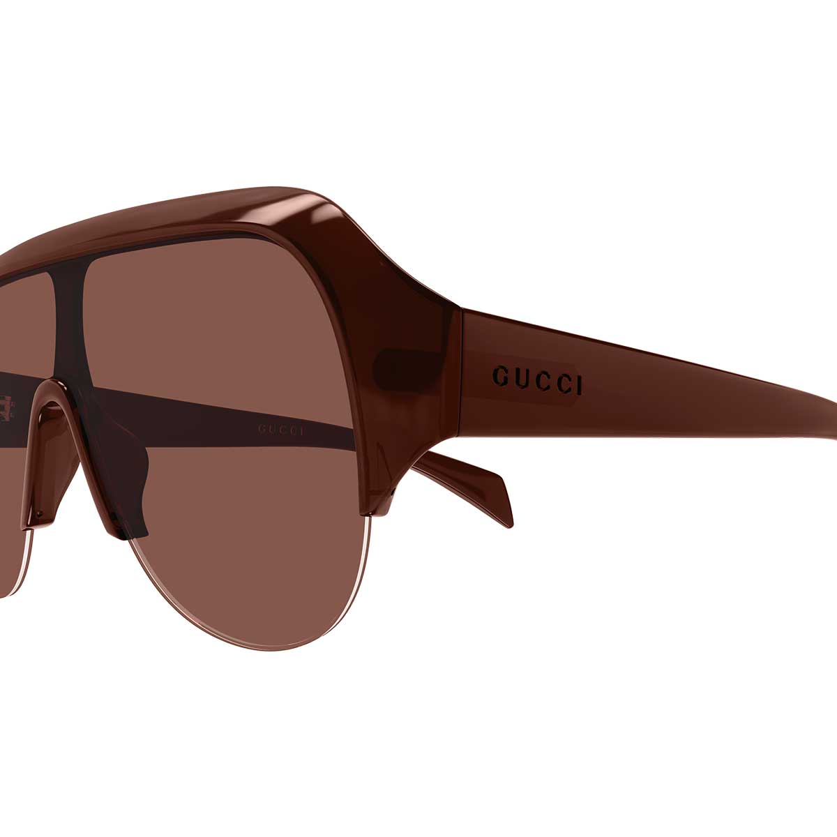 Gucci Occhiali da Sole GG2023S 004 Burgundy/Marrone Donna 3