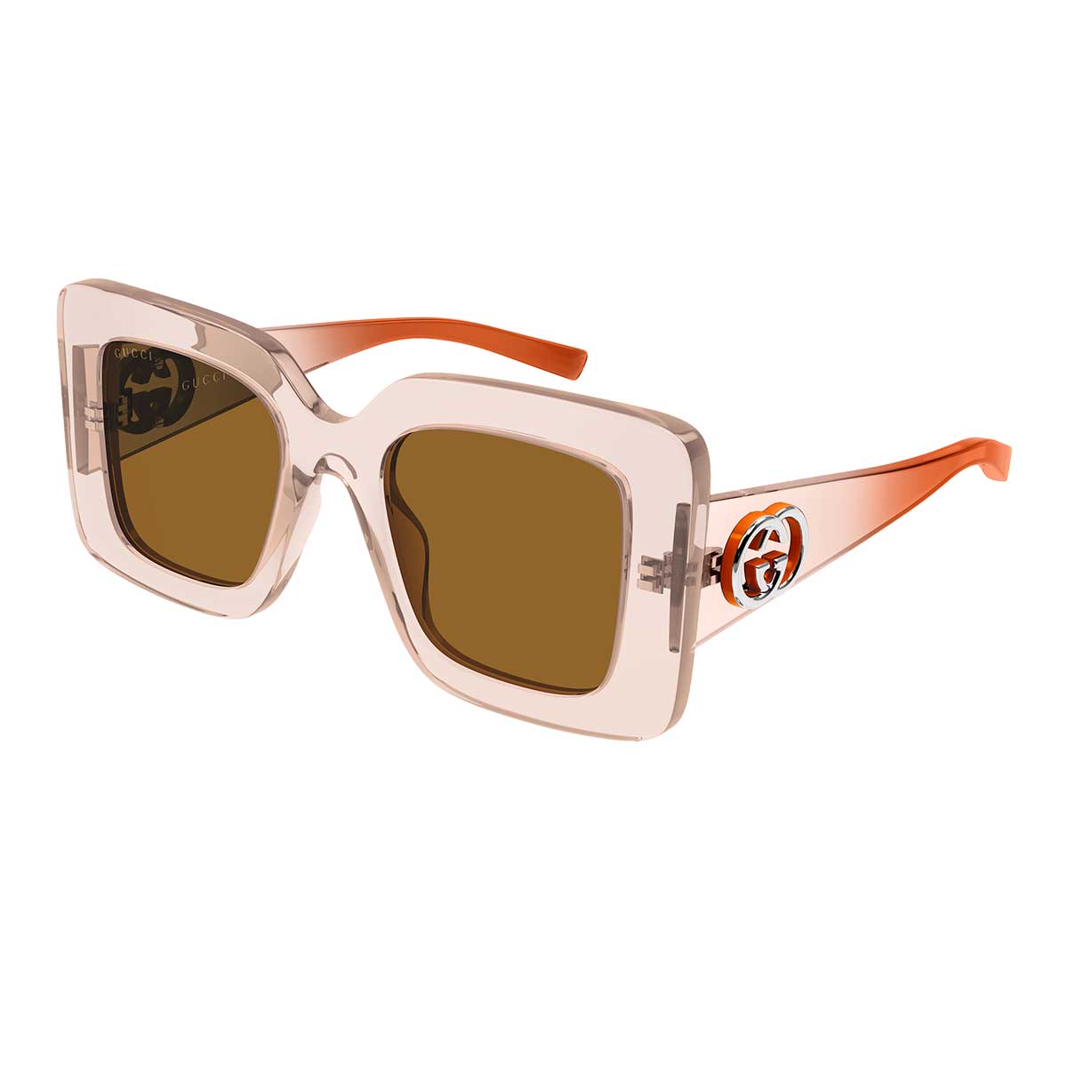 Gucci Occhiali da Sole GG2025S 004 Rosa/Marrone Donna 2