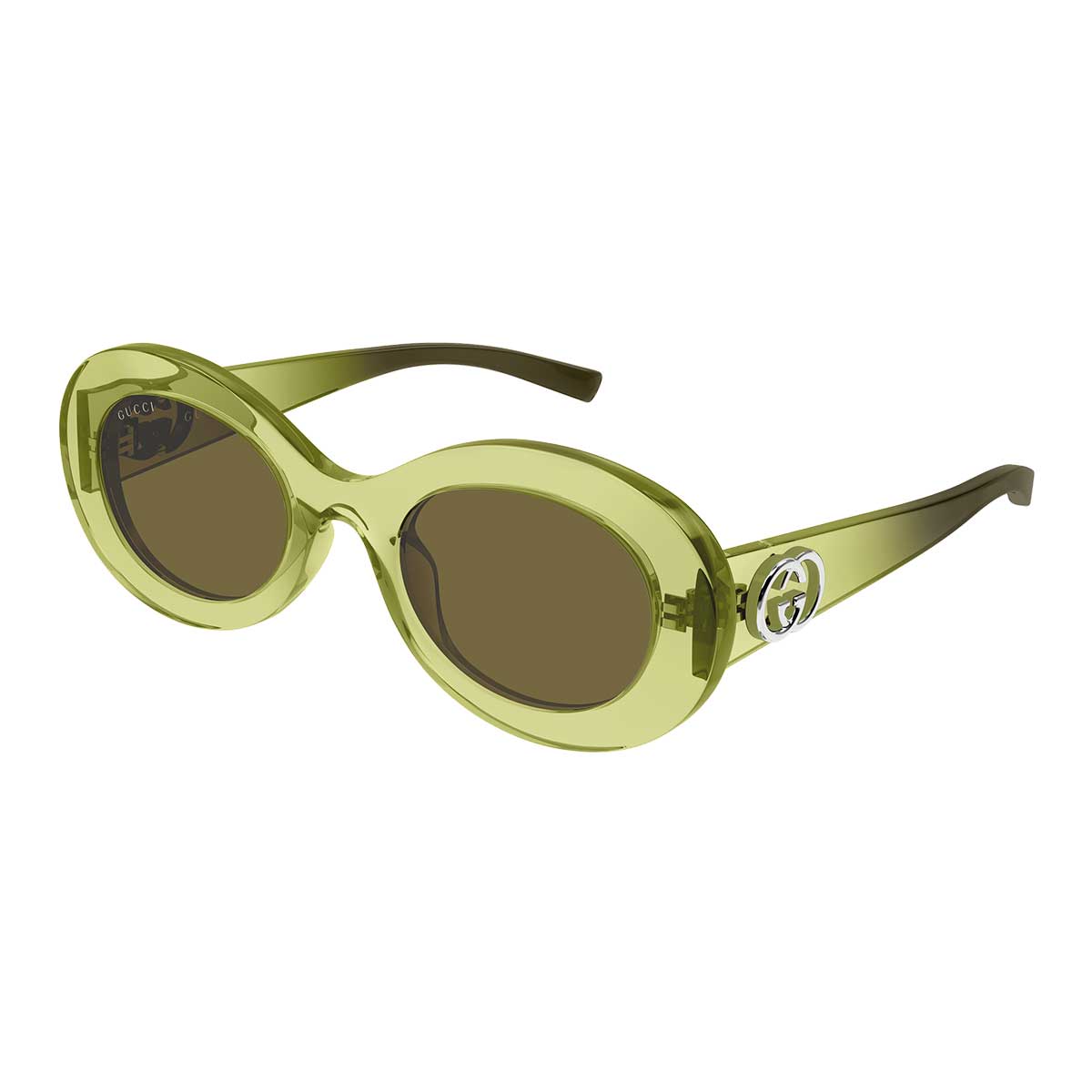 Gucci Occhiali da Sole GG2026S 004 Verde/Marrone Donna 2