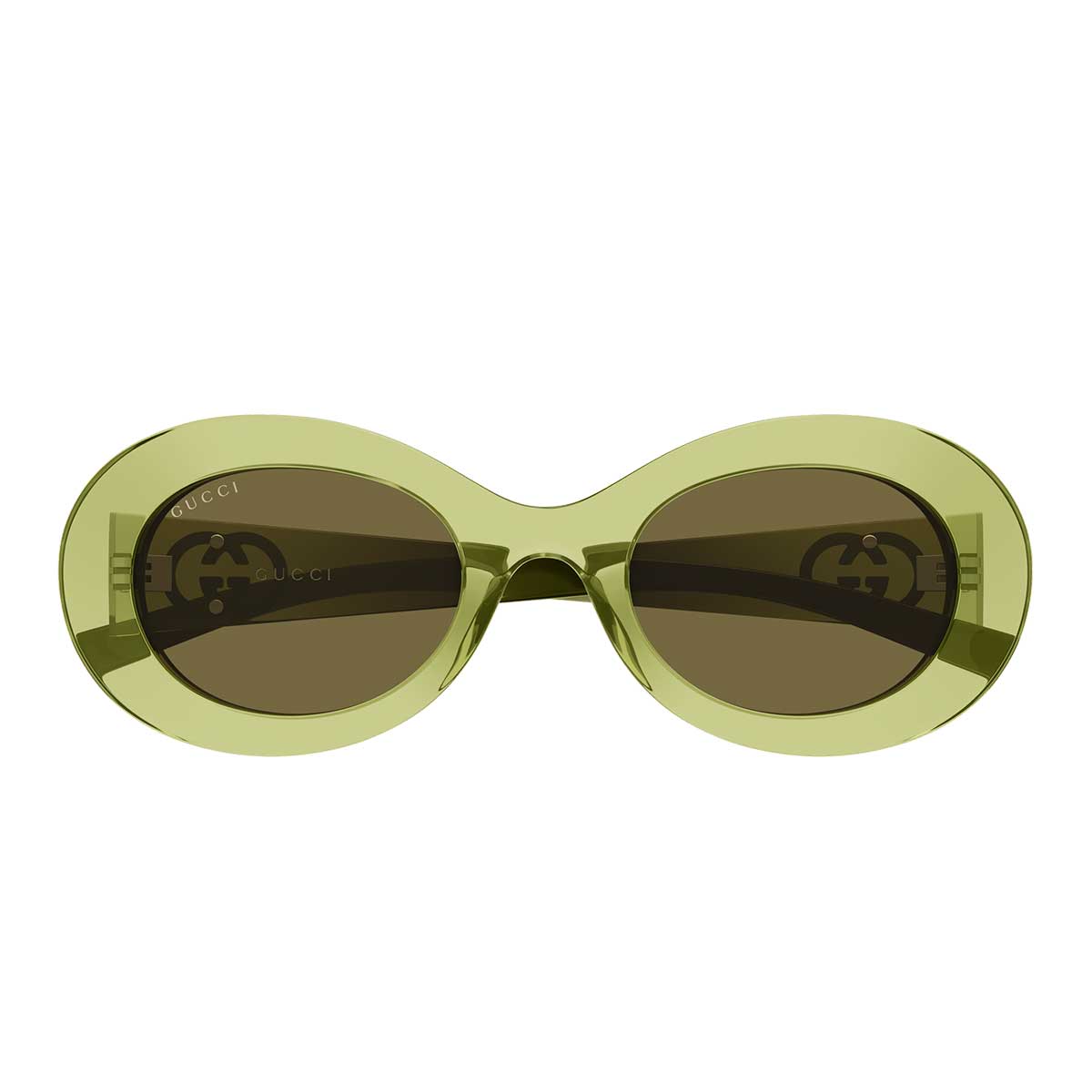 Gucci Occhiali da Sole GG2026S 004 Verde/Marrone Donna