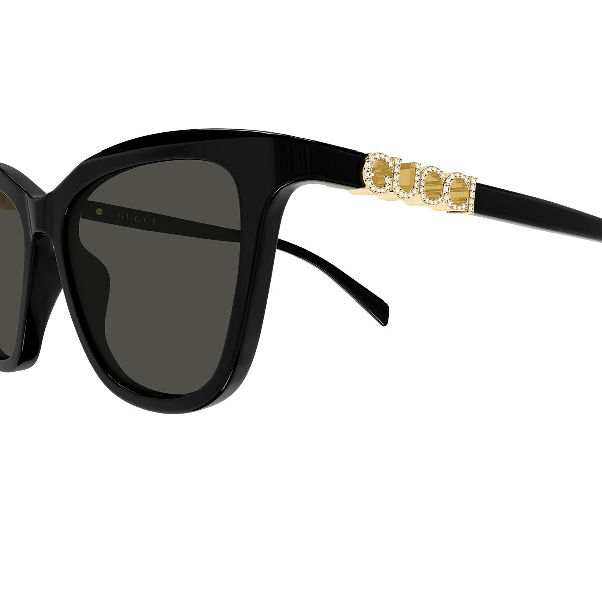 Gucci Occhiali da Sole GG2032S 006 Nero Con Strass/Grigio Donna