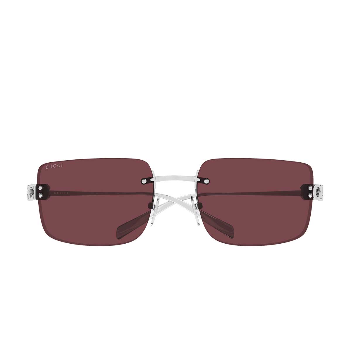 Gucci Occhiali da Sole GG2038S 002 Argento/Rosso Donna