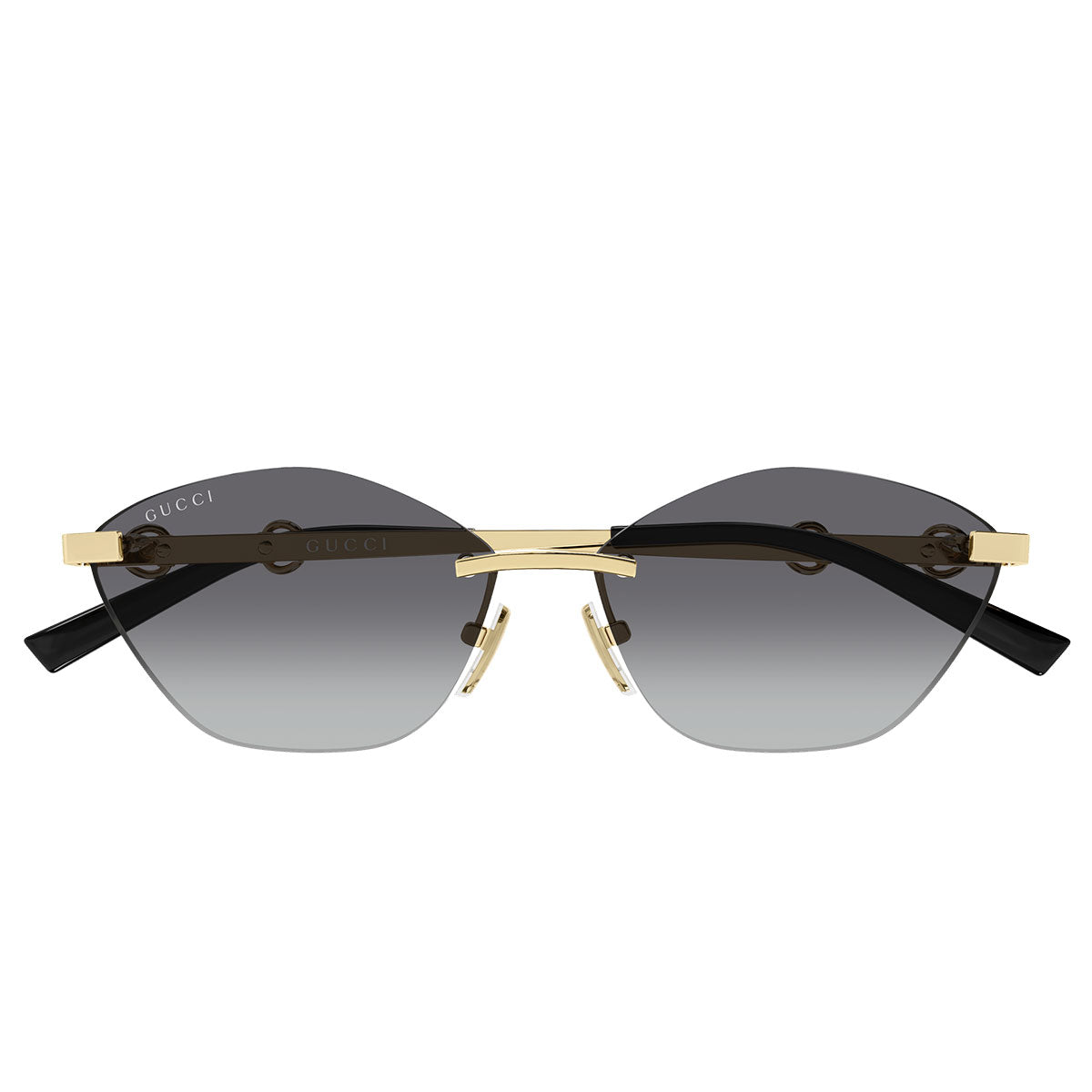 Gucci Occhiali da Sole GG2050S 002 Oro Nero/Grigio Sfumato Donna