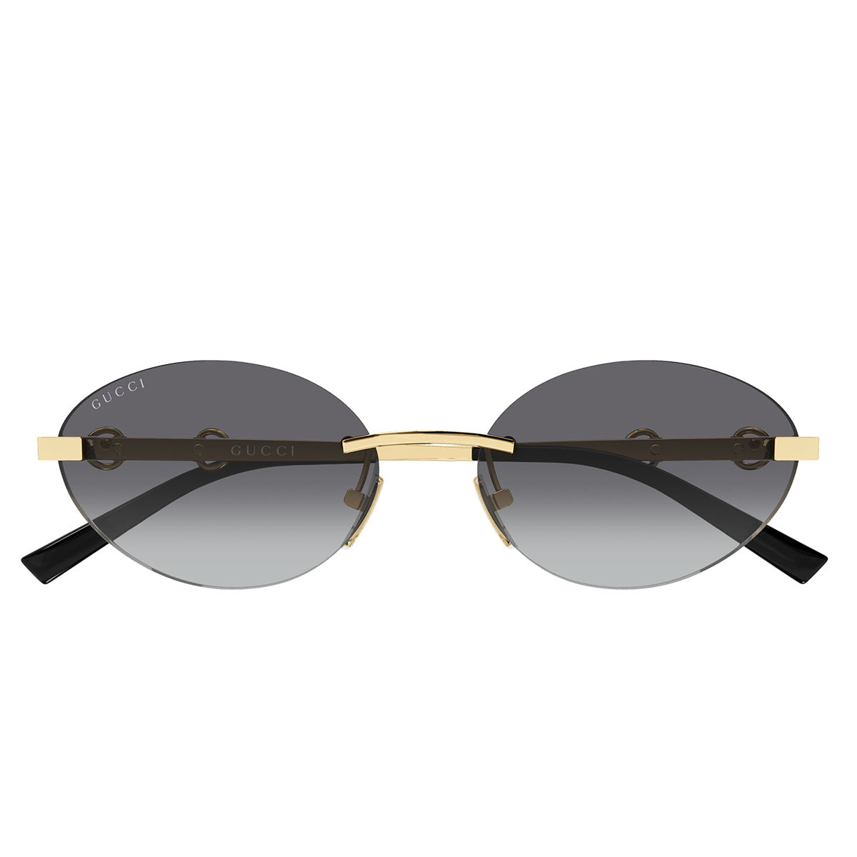 Gucci Occhiali da Sole GG2051S 002 Oro Nero/Grigio Sfumato Donna