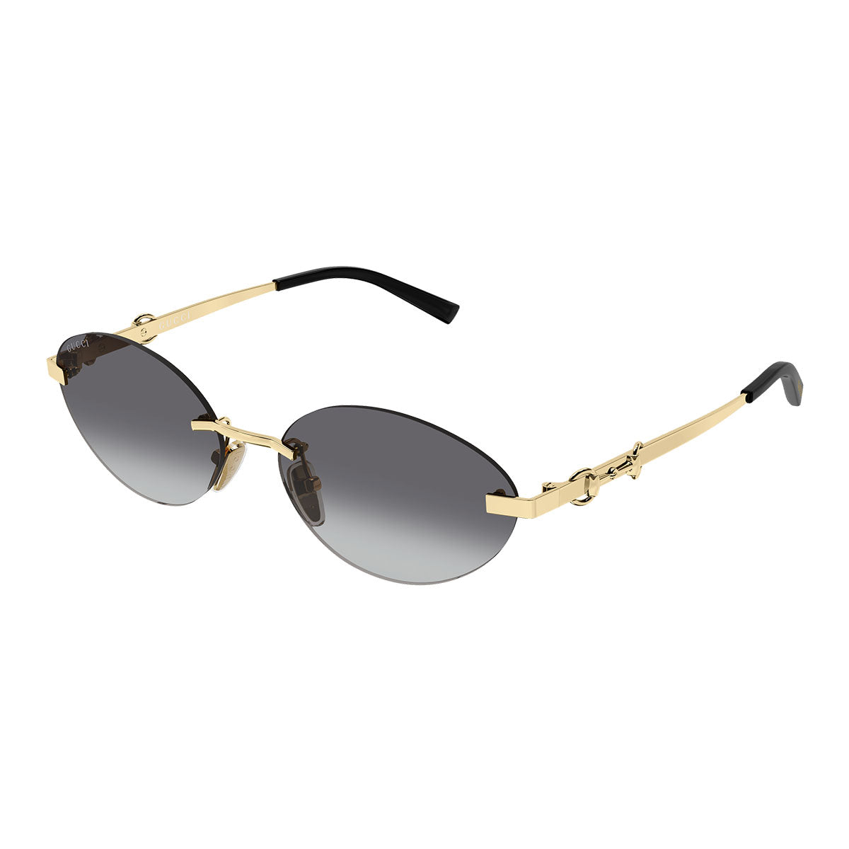 Gucci Occhiali da Sole GG2051S 002 Oro Nero/Grigio Sfumato Donna