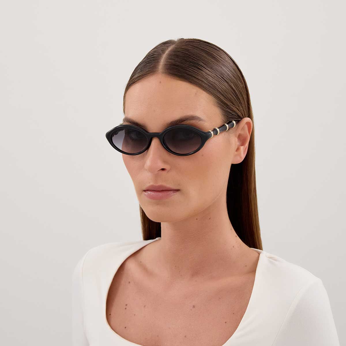 Gucci Occhiali da Sole GG2059S 001 Nero/Grigio Donna 4