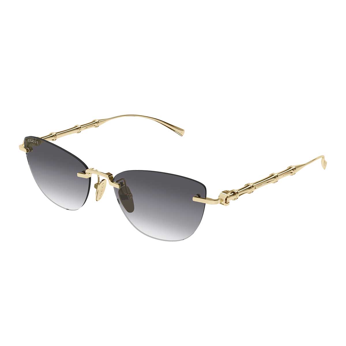 Gucci Occhiali da Sole GG2063S 001 Oro/Grigio Donna 2