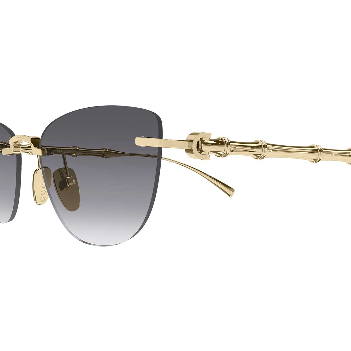 Gucci Occhiali da Sole GG2063S 001 Oro/Grigio Donna 3