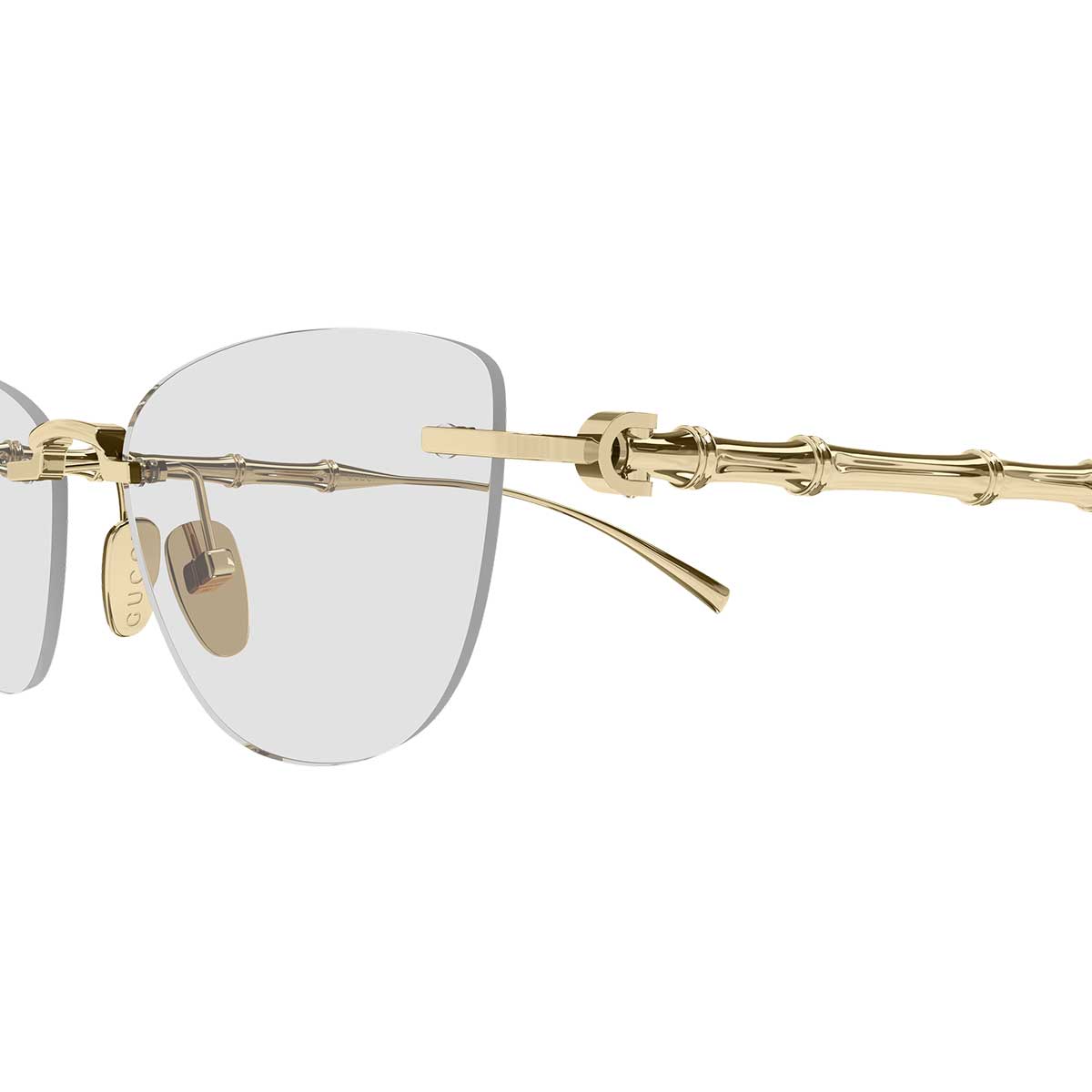 Gucci Occhiali da Sole GG2063S 006 Oro/Trasparente Donna 3