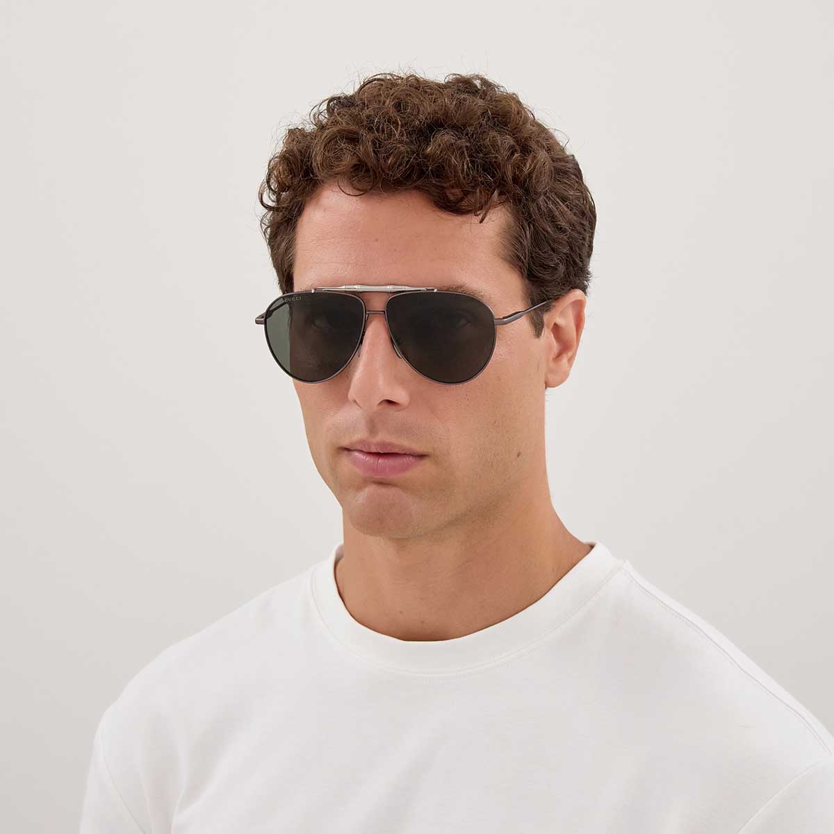 Gucci Occhiali da Sole GG2064S 001 Rutenio/Grigio Uomo