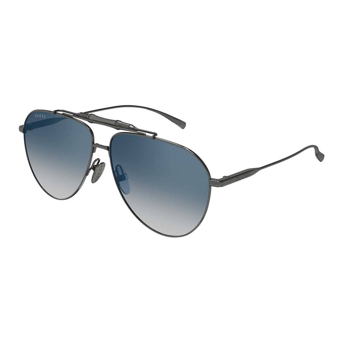 Gucci Occhiali da Sole GG2064S 003 Rutenio/Blu Uomo