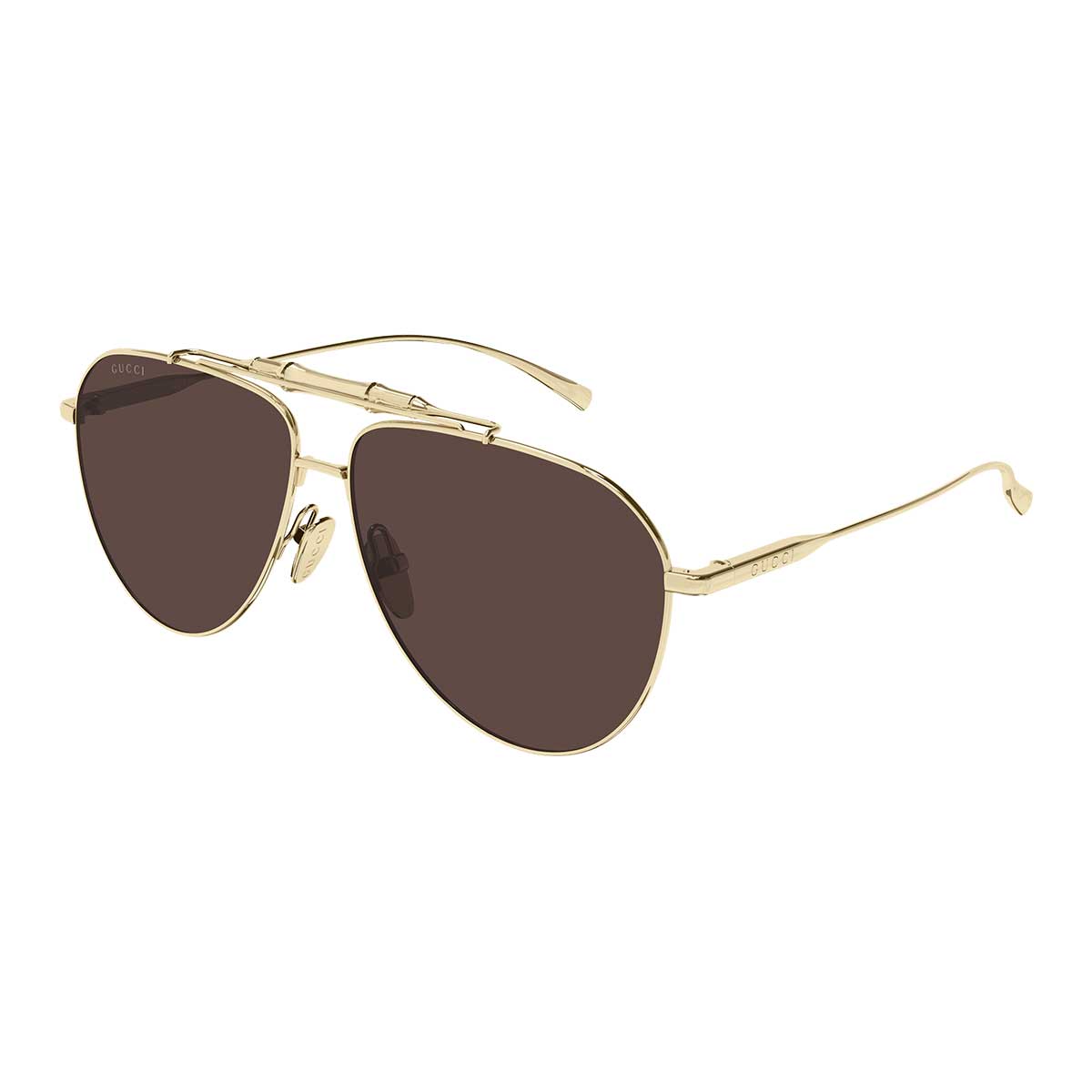 Gucci Occhiali da Sole GG2064S 004 Oro/Marrone Uomo