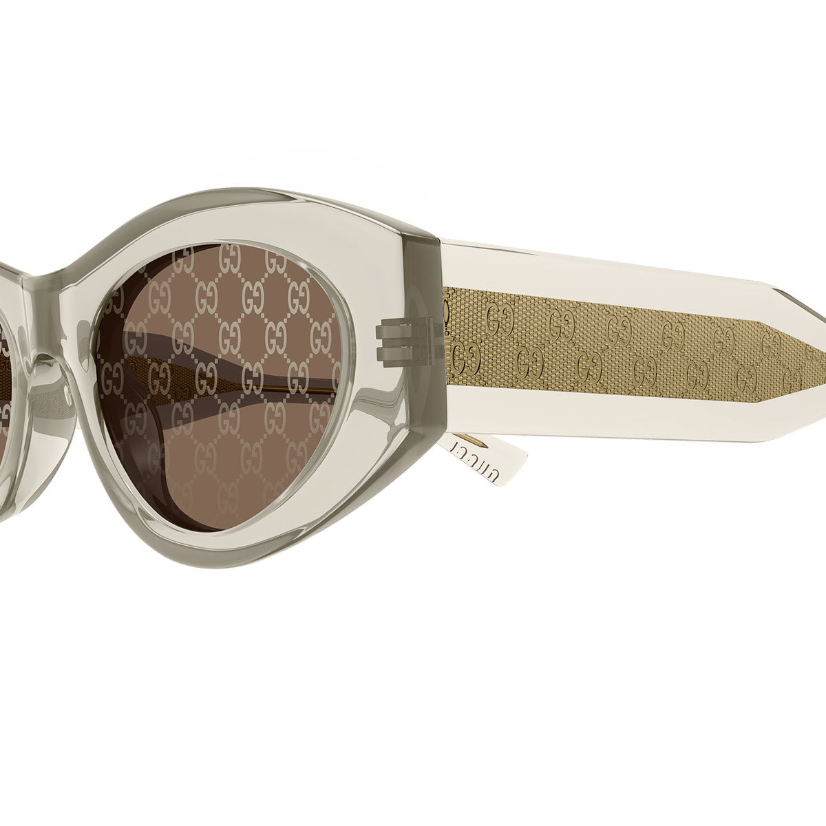 Gucci Occhiali da Sole GG2065S 003 Giallo/Marrone Monogram Donna