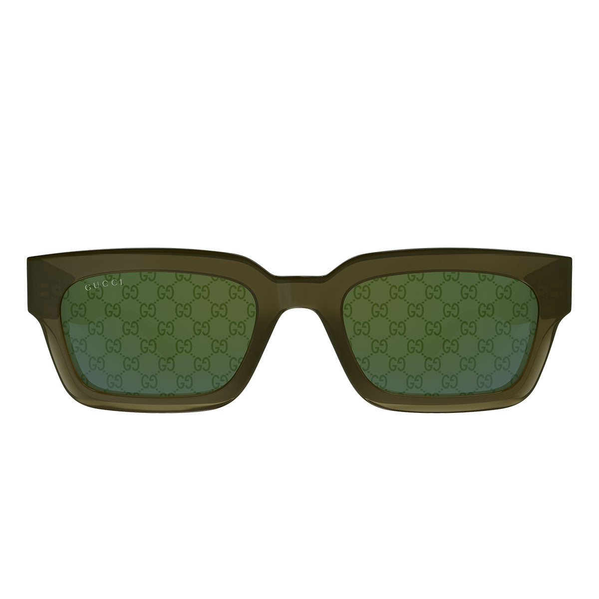 Gucci Occhiali da Sole GG2069S 004 Verde/Verde Monogram Uomo