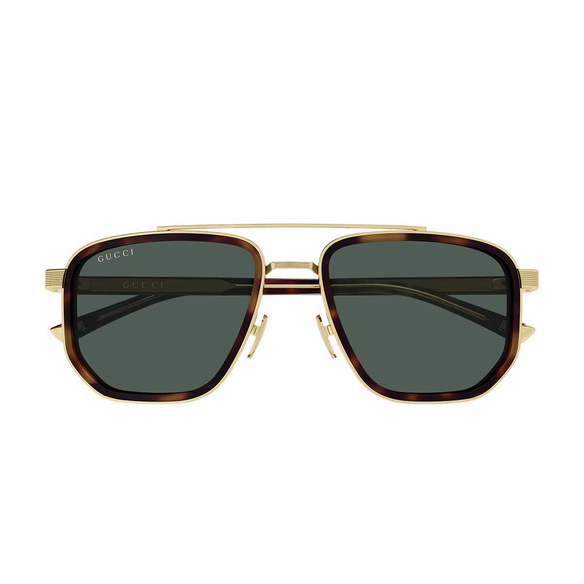 Gucci Occhiali da Sole GG2073S 003 OroMarrone/Verde Uomo