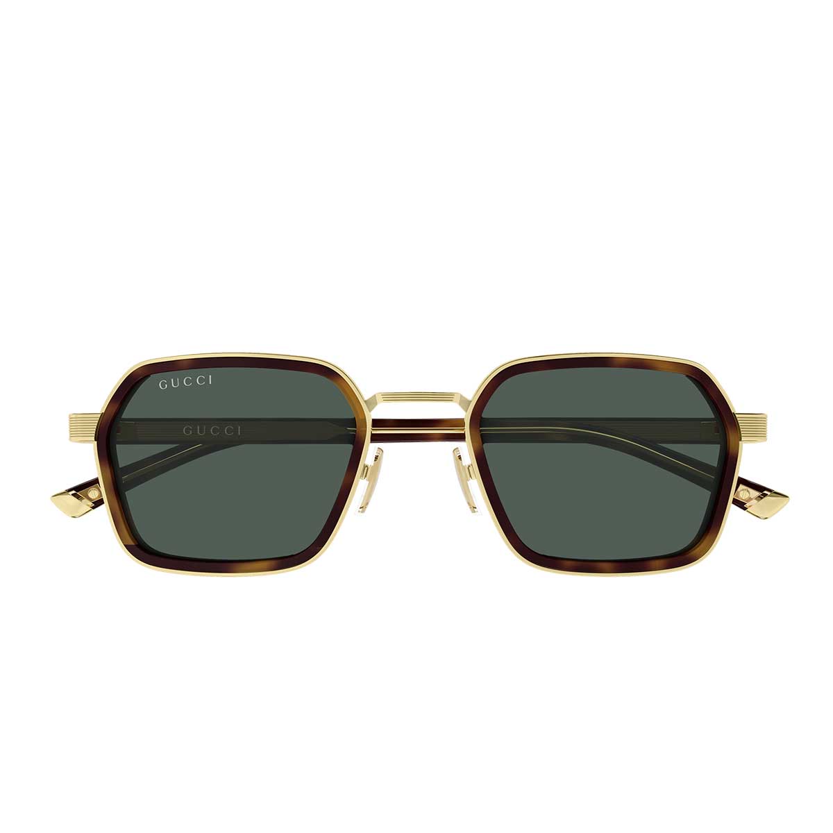 Gucci Occhiali da Sole GG2074S 003 OroMarrone/Verde Uomo