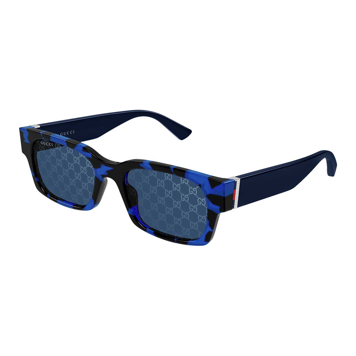 Gucci Occhiali da Sole GG2084S 004 Blu/Blu Uomo