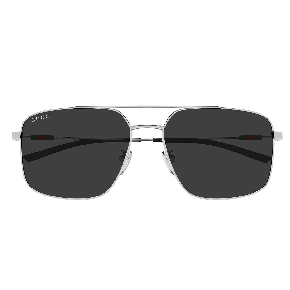 Gucci Occhiali da Sole GG2096SA 001 Argento/Grigio Scuro Uomo