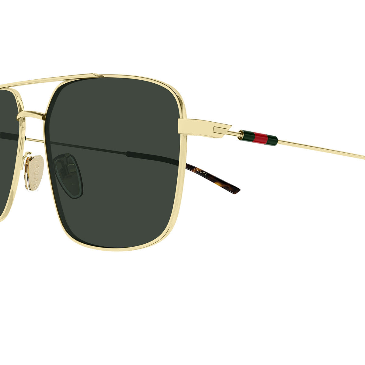 Gucci Occhiali da Sole GG2096SA 002 Oro/Verde Uomo